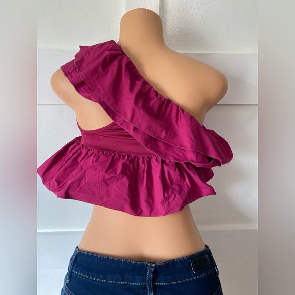 Zara Off the Shoulder Crop - Picture 2 of 3